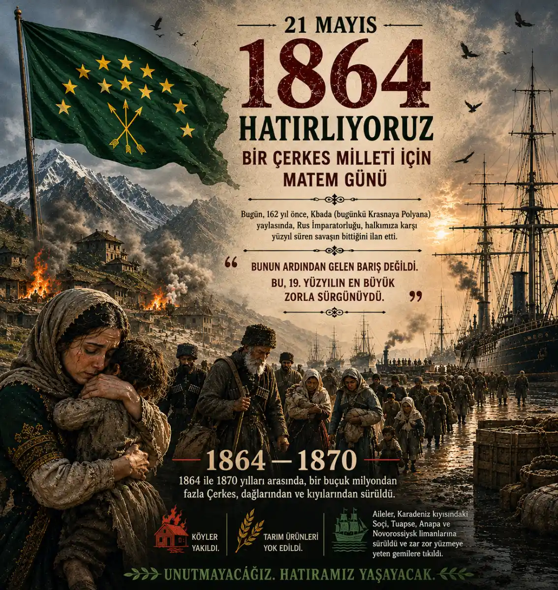 1864: Çerkesya'nın Sona Erdiği Yıl — Öncesi ve Sonrası