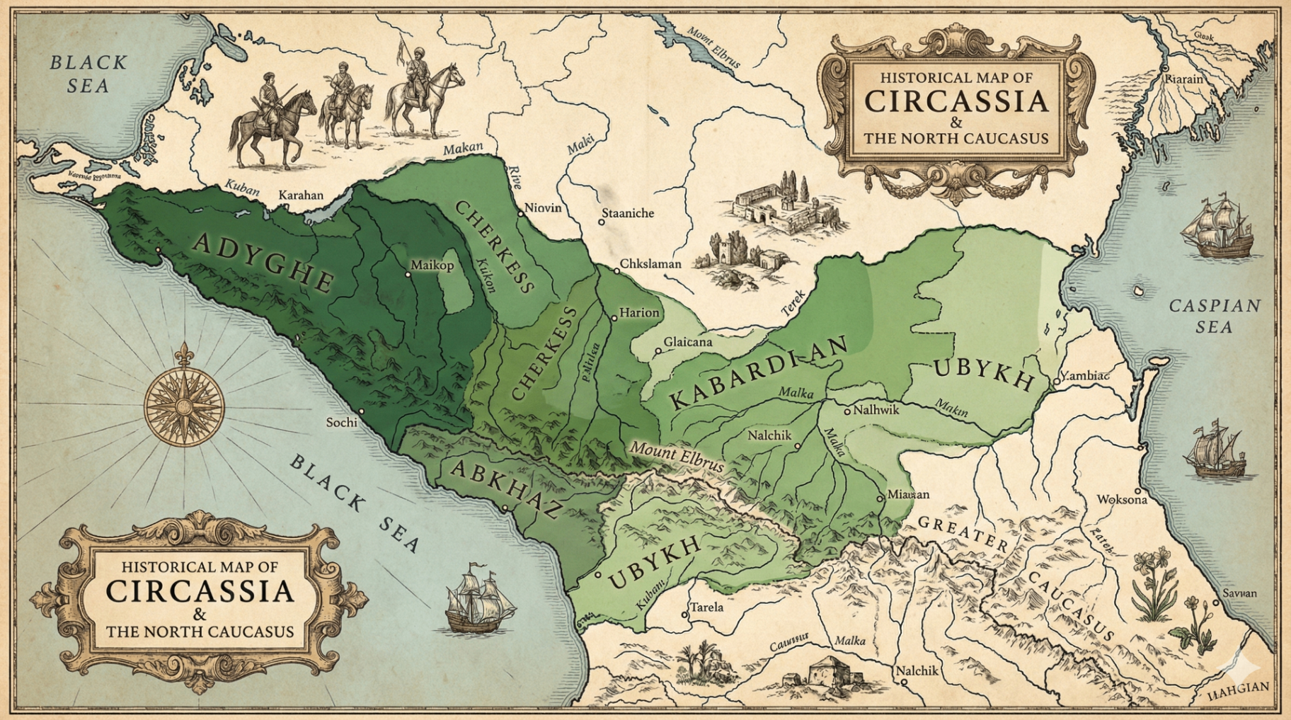 Circassian Tribes: Complete Guide to the 12 Adyghe Tribes