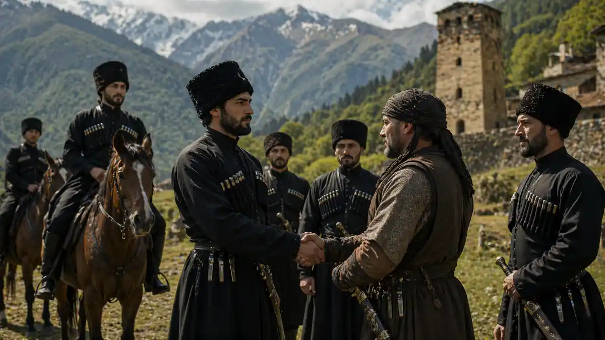 Circassian warriors embodied the complete moral code in every aspect of conduct.