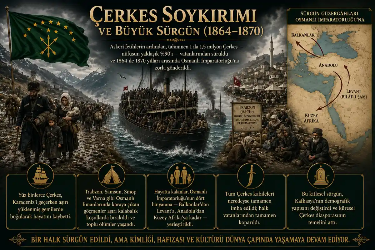 Çerkes Soykırımı ve Büyük Sürgün Çerkes Soykırımı ve Büyük Sürgün