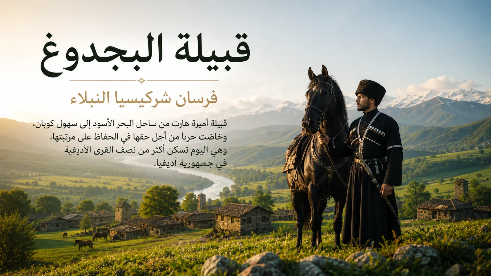 قبيلة البجدوغ: فرسان الشركسية النبلاء