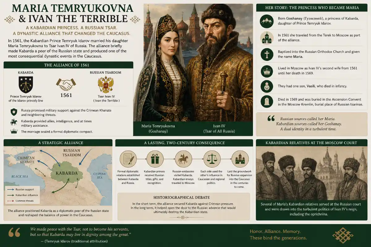 Maria Temryukovna & Ivan the Terrible