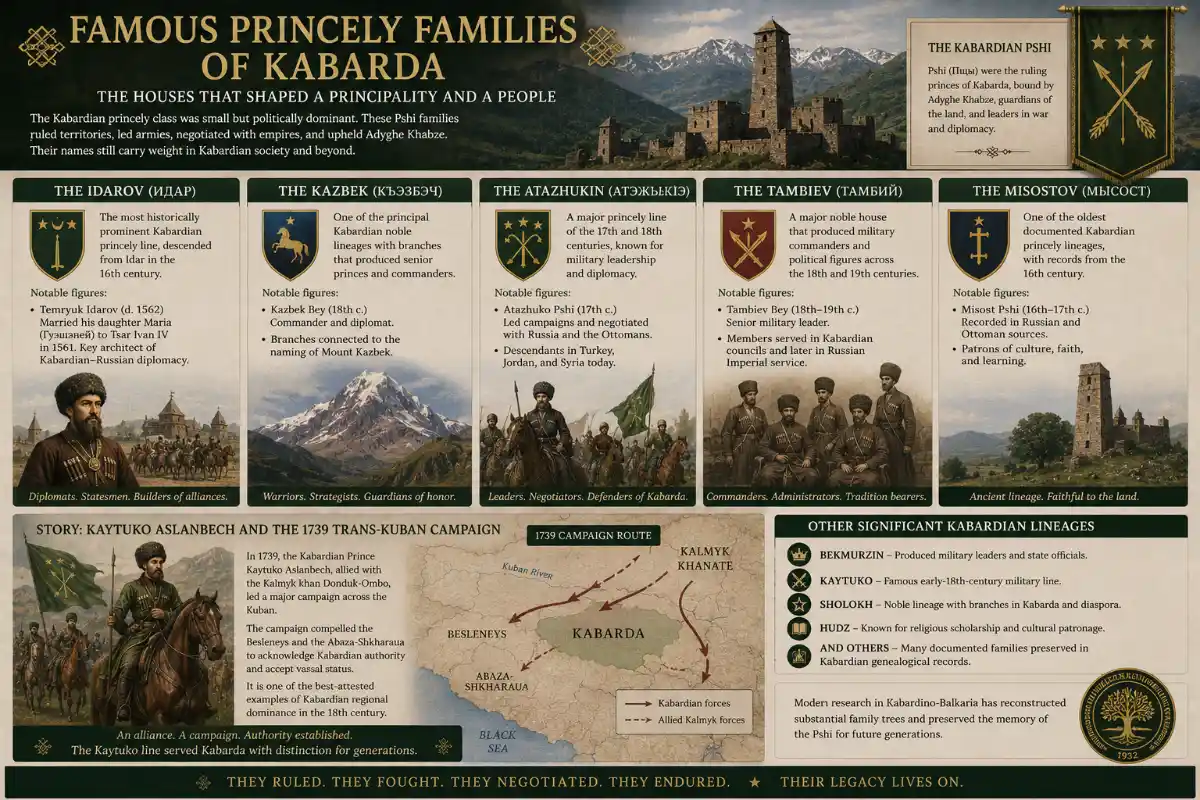 Famous princely families of Kabarda