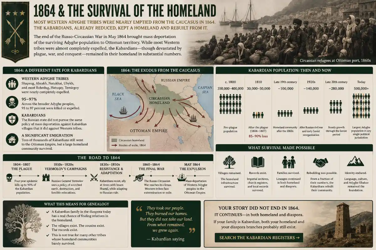 Survival of the Kabardian Homeland 1864