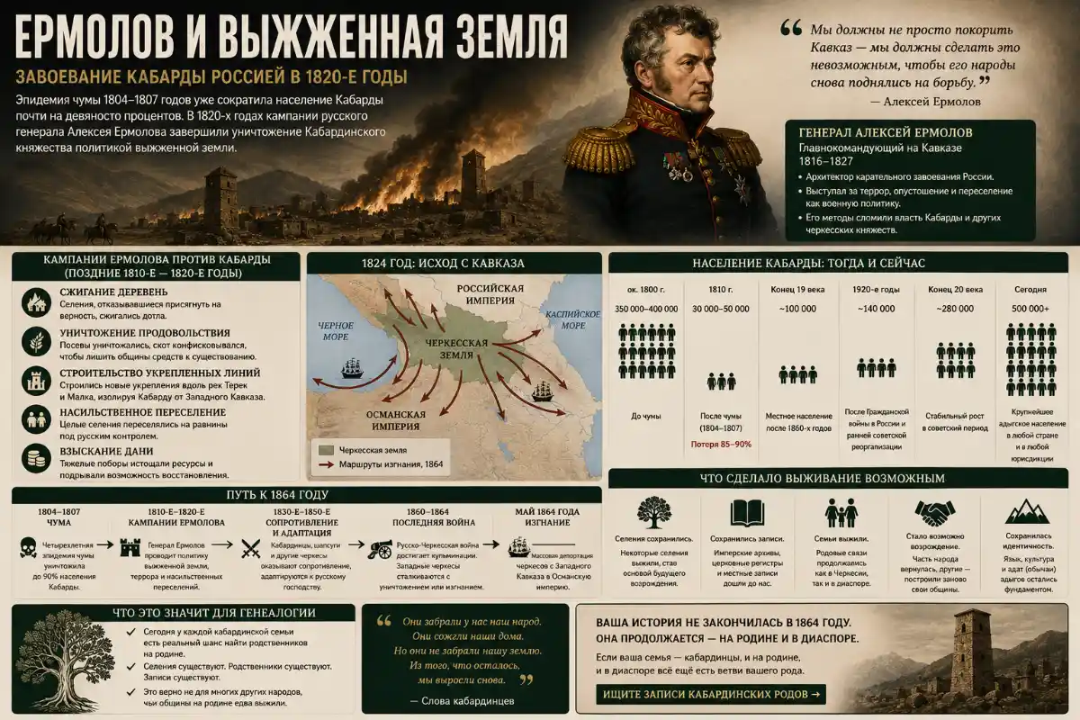 1820-е–1860-е · Потери и изгнание