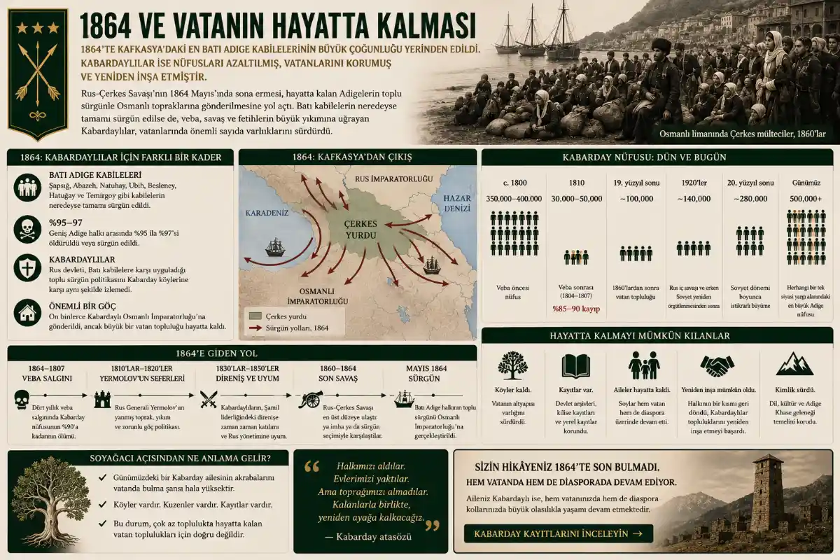1864: Kabardaylıların sürgün hikayesi