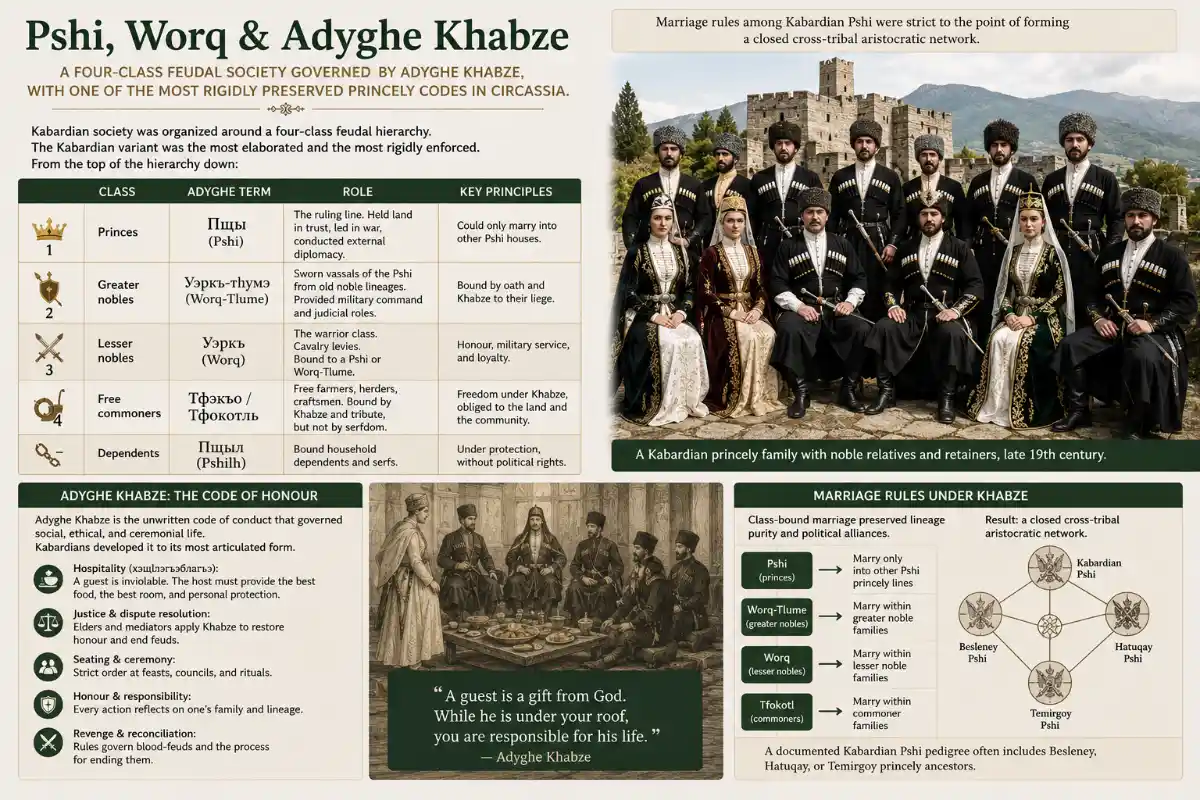 Pshi, Worq ve Adige Khabze