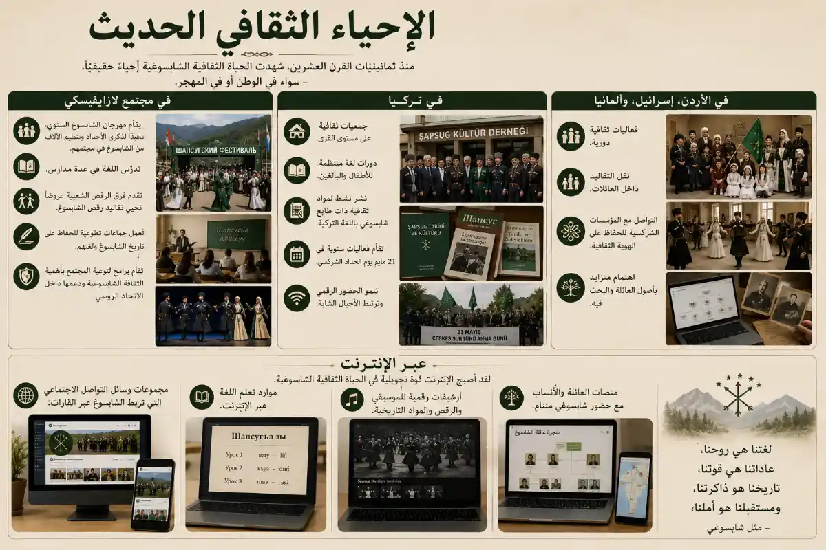 الحياة الثقافية الشابسوغية