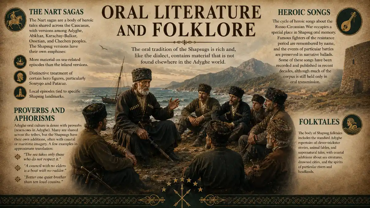 Oral literature and folklore of the Shapsugs