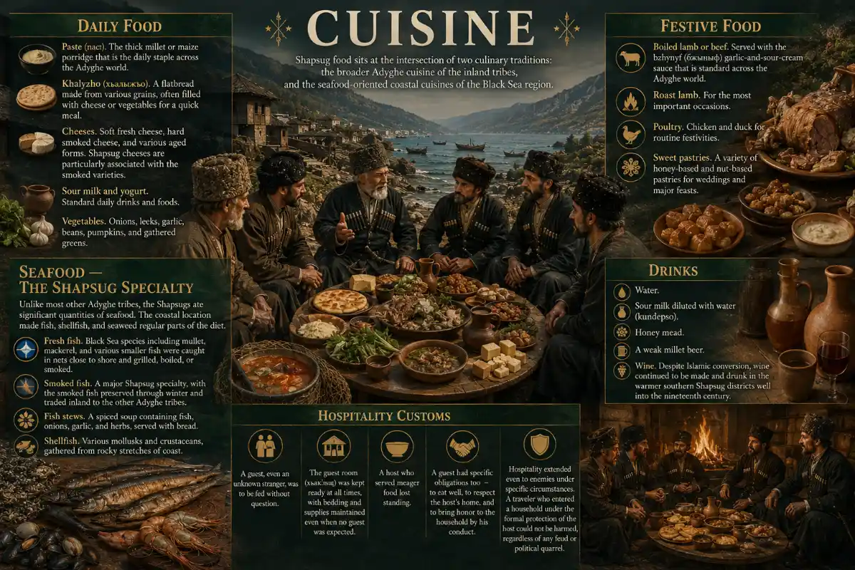 Shapsug cuisine: flavors of tradition