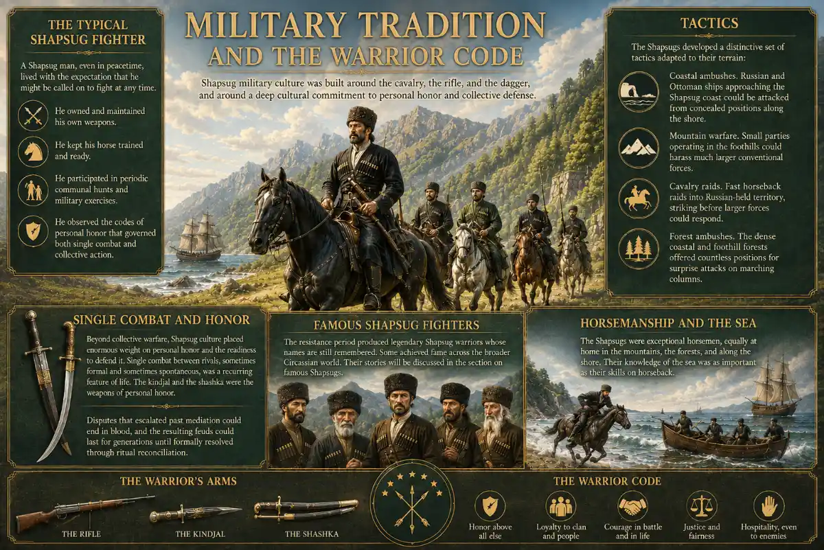 Shapsug military culture and strategy