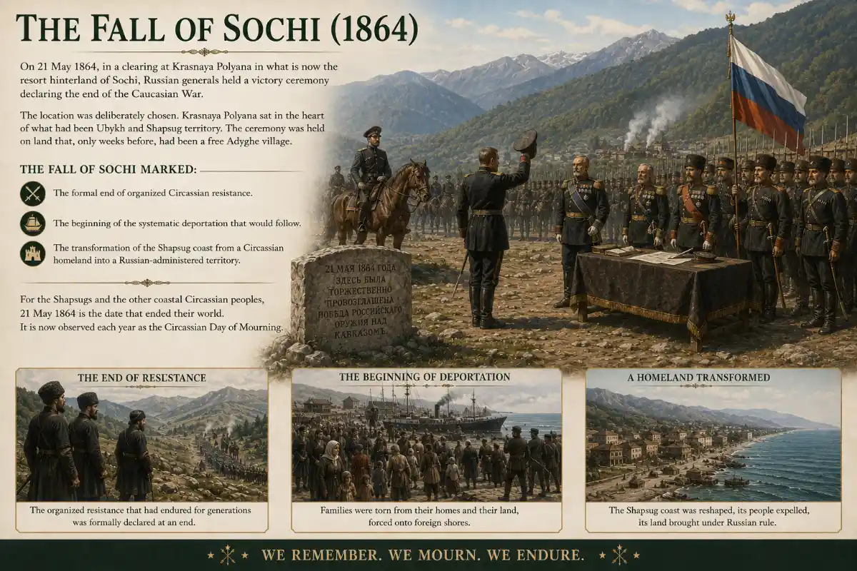 The fall of Sochi, 1864