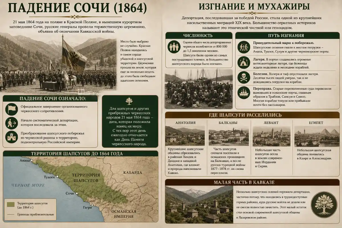 Герои Кавказской войны и изгнание