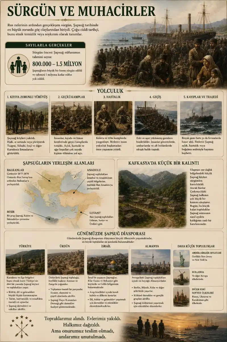 Sürgün ve Muhacirlik: Şapsuğlar