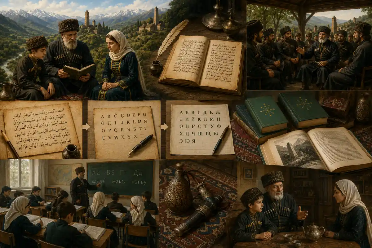 Caucasus heritage: culture, script, and teaching