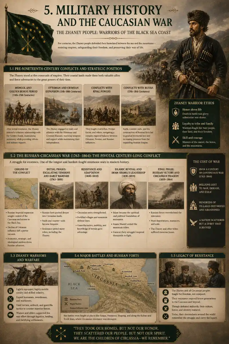 Zhaney warriors: history of resistance