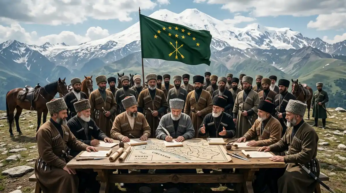 June 13, 1861: When 12 Circassian Tribes United
