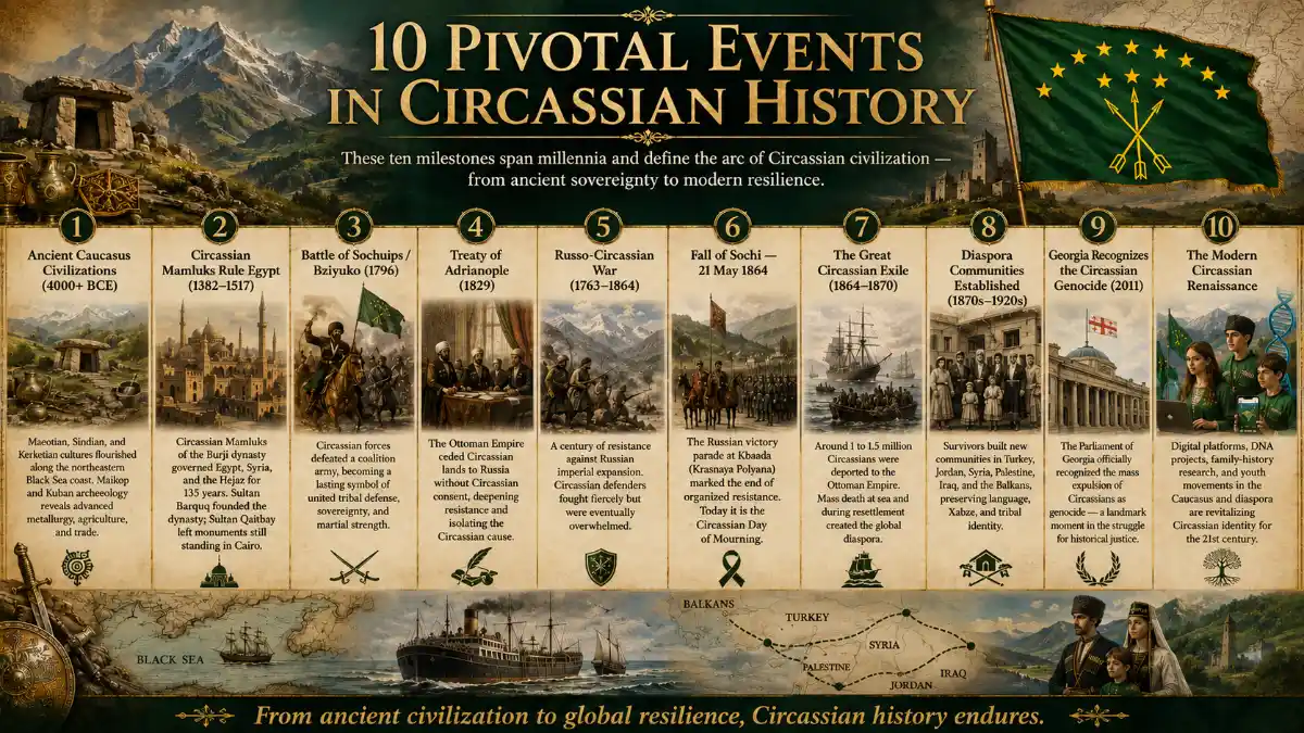 Circassian history: milestones and resilience Circassian history: milestones and resilience