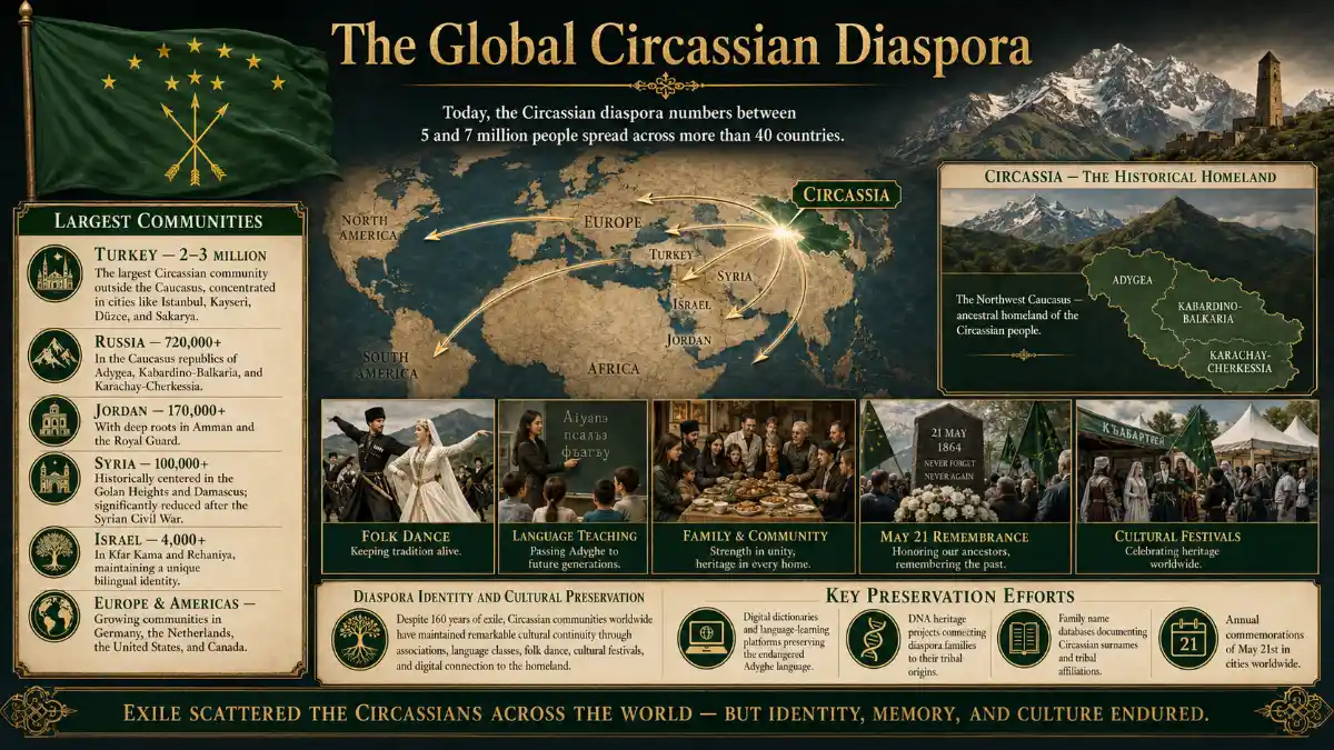 The global Circassian diaspora journey The global Circassian diaspora journey